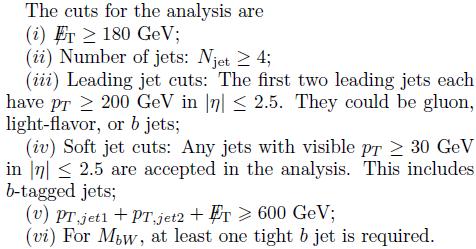 Case 2: MET + Jets + b