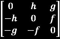 elements are zero, then the matrix is called a skewsymmetric matrix.