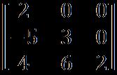 A square matrix all of whose elements above the leading diagonal are zero,