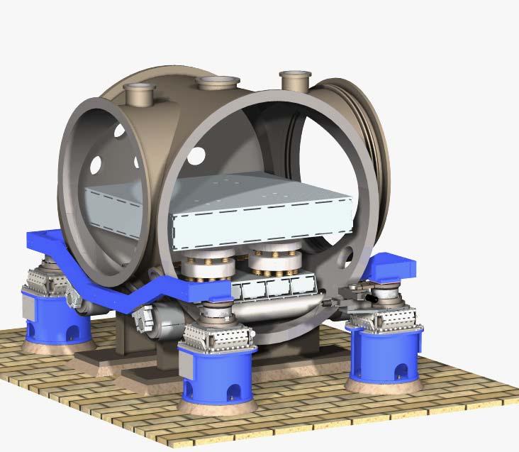 Vacuum Chambers vibration isolation systems» Reduce in-band