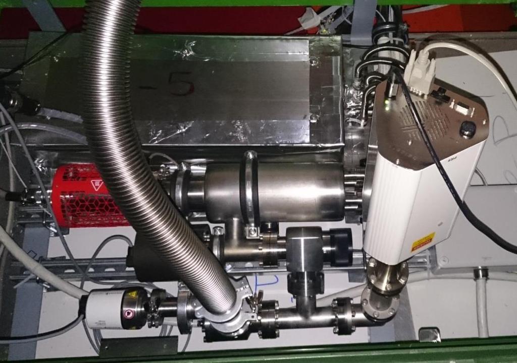 Pump unit Vacuum jackets Demaco pump port Residual Gas analysis on sector +5 PVSS Dual gauge module S 1 PI PKR 1 251/261 S 2 DN40CF V11 V12 V13 V2 RGA V21 DN40CF V3 DN40KF PI