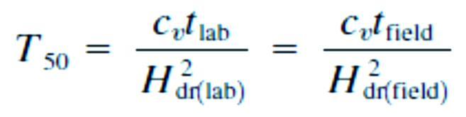 Solution (i) As the clay in lab and field reached the same