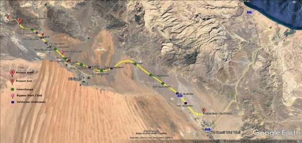 Our Project Title : Dualization of Bid Bid Sur Road. Location :North & South Al Sharqiya.