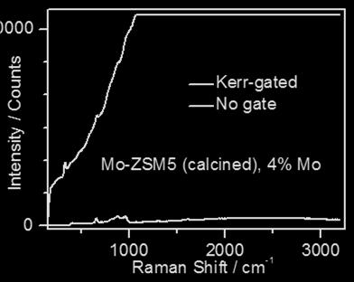 Kerr-gated No gate Mo-ZSM5 (calcined), 4% Mo 2D-IR Spectroscopy Looks