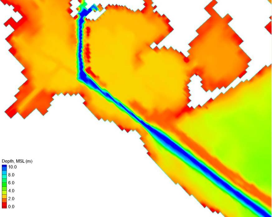 Galveston District FY12 RSM Projects Matagorda Bay RSM Morphology Change Existing Condition -