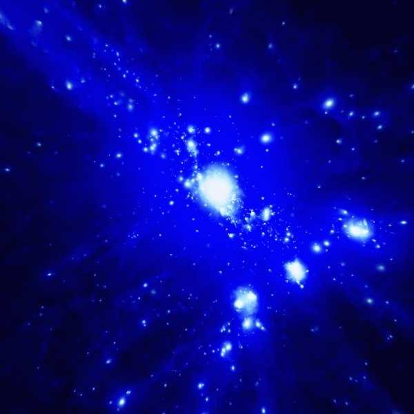 7 Gyr "Zoomed" Simulation of a galaxy cluster