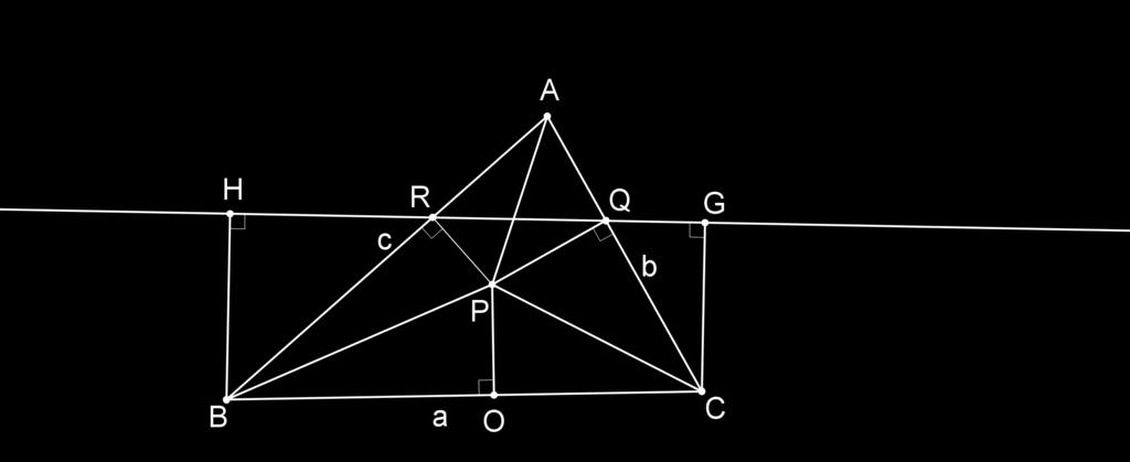 tada mora biti b c + c b =, a c + c a = i b a + a b = pa slijedi da je a = b = c. Ovaj dokaz se moºe na i u [7]. 3.9 Dokaz Hojoo Leeja Ovaj dokaz je planimetrijski i moºe se na i u [10]. Slika 11.