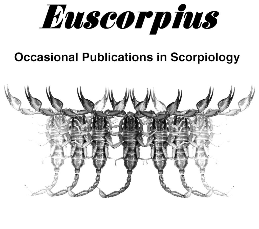 Three More Species of Euscorpius Confirmed for Greece (Scorpiones: Euscorpiidae) Victor Fet,