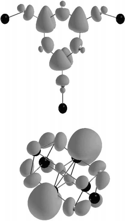 Neutral and Ionic Ga n O n Clusters J. Phys. Chem. A, Vol. 110, No. 10, 2006 3817 the ring are 1.75 and 2.9 Å, respectively. The terminal Ga atom is attached to oxygen with R Ga-O of 1.82 Å.