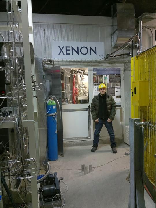 XENON at LNGS Laboratori Nazionali del Gran Sasso: 1400 m of rock
