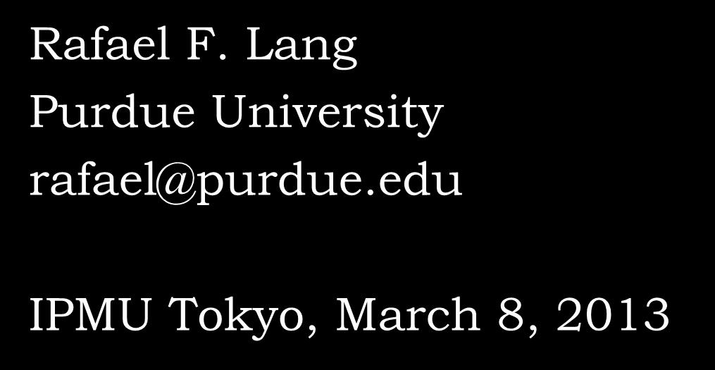 Lang Purdue University