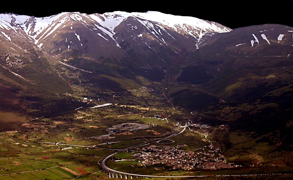Gran Sasso Underground Lab Gran Sasso mountain range cable car to ski resort highway