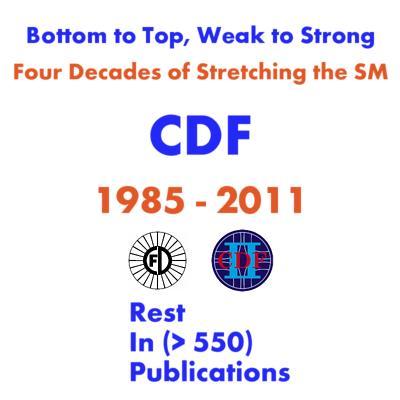 CDF Run II End of Data Taking - 30/9/2011 SIF
