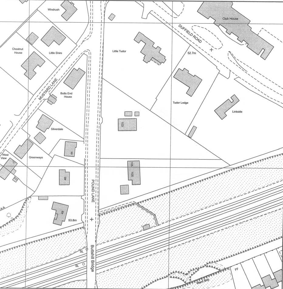 N 74600 SITE 74500 SU76300 76400 Land adjacent to 103 Pound Lane, Sonning, Berkshire, 2009 Archaeological evaluation PLS 09/50 Figure 2.