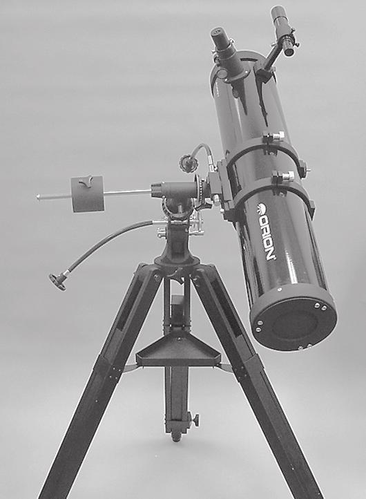 the counterweight shaft will be oriented somewhere between vertical and horizontal. The key things to remember when pointing the telescope is that a) you only move it in R.A. and Dec.