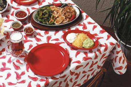 Carlisle s Red Dallas Ware Dinnerware; for the complete selection of Carlisle s color-coordinated accessories, see
