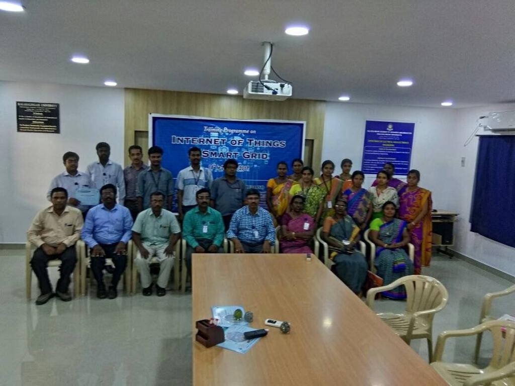 The Department of EEE has organized Training Program on Internet of Things And Smart Grid during 18 th - 20 th May, 2017.The resource person for this programme was Mr.