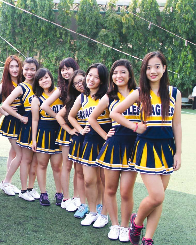 THIS IS A STORY ABOUT OUR HIGH SCHOOL CHEERLEADING TEAM. Our cheerleaders, also the only international-school cheerleading team in Ho Chi Minh City, know best the power of teamwork.