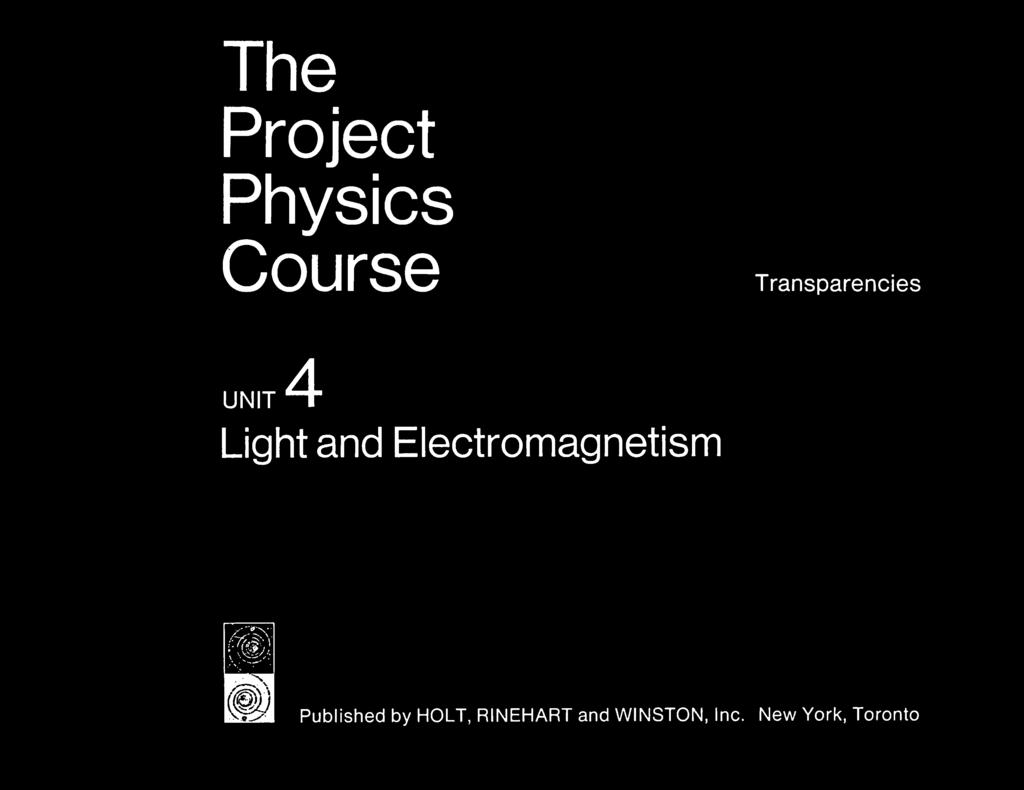 Electromagnetism Published by HOLT,