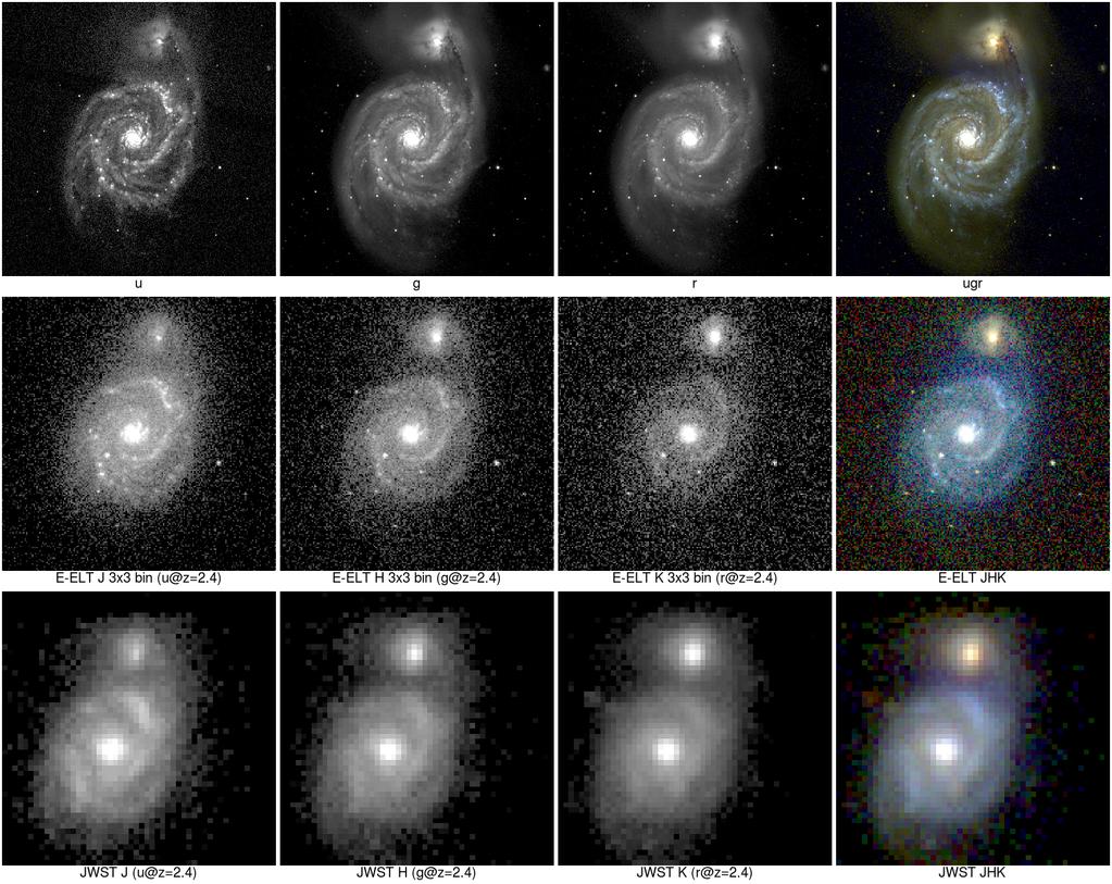 High-z galaxies M51 SDSS z=2.