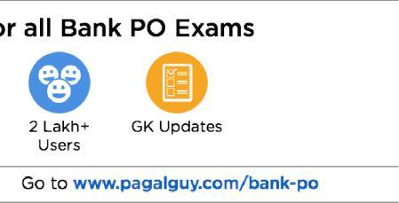 We will be posting only those exam specific links on these pages: Bank PO: FB: https://www.