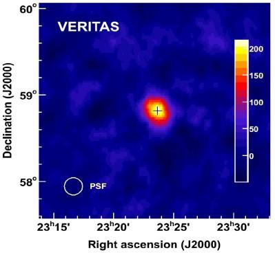 SNR Cassiopea A Cas A in TeV (VERITAS) Cas A in X-rays (Chandra)