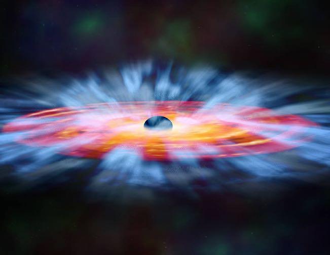 Highly ionized gas launched from the accretion disk in a wind,