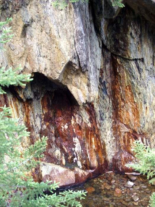 Small Falls Formation Figure 4. An example of rusty weathering.