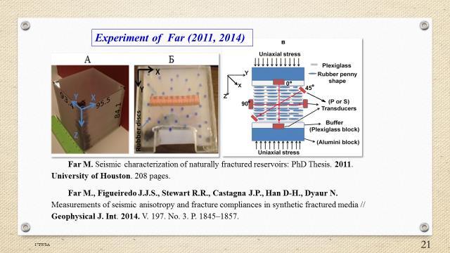 13-21- 21.Now, let as consider the results, which I obtained from the data of the PhDthesis of Mehdi Far that is physical modeling data, with plexiglass plate model.