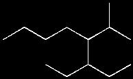 18) Provide an acceptable name for the alkane shown below. 18) 2, 2, 3, 6-tetramethylheptane 19) Provide an acceptable name for the alkane shown below.