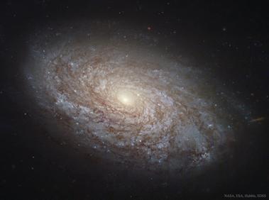 Cluster NGC 4414 Spiral Galaxy