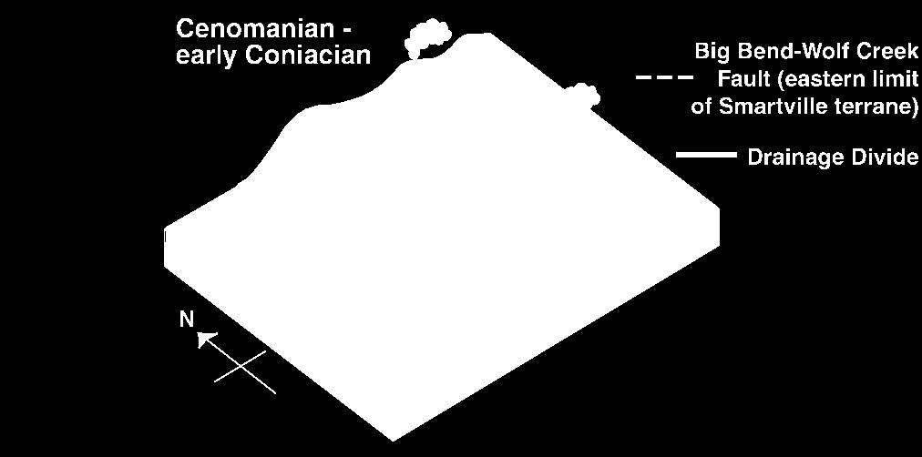 of source late Coniacian-Campanian (~87-70