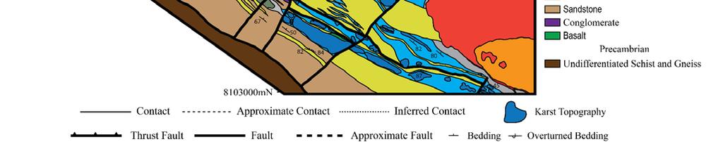 along Redcap fault. WHICH INTRUSION IS CAUSATIVE?