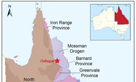 Chillagoe Formation = Shallow Marine Deposits Chillagoe located western margin of Hodgkinson Province Adjacent to Palmerville Fault