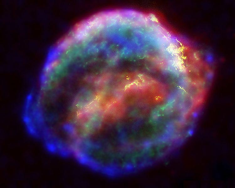 Supernova 1604, also known as Kepler's Supernova, Kepler's Nova or Kepler's Star, was a supernova of Type Ia that occurred in the Milky Way, in the constellation Ophiuchus.