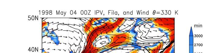 Synoptic Trough Analysis B Event Features: A typical and obvious