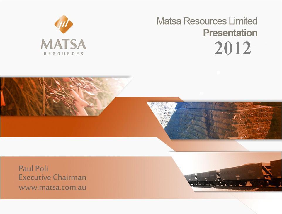 Matsa Resources Limited Symons