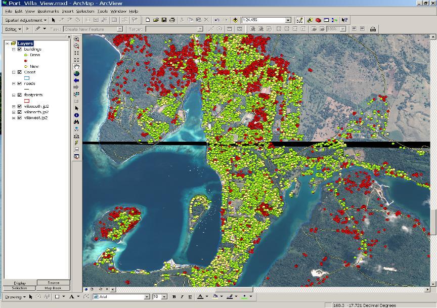 Vanuatu GIS Data, Port Vila BUILDING_ID Building attributes collected Building_id VU-VS-007797 USE Use_Group COMMERCIAL/INDUSTRIA COMMERCIAL