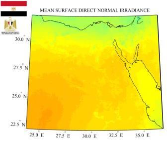 impact on Direct Normal Irradiance and Surface