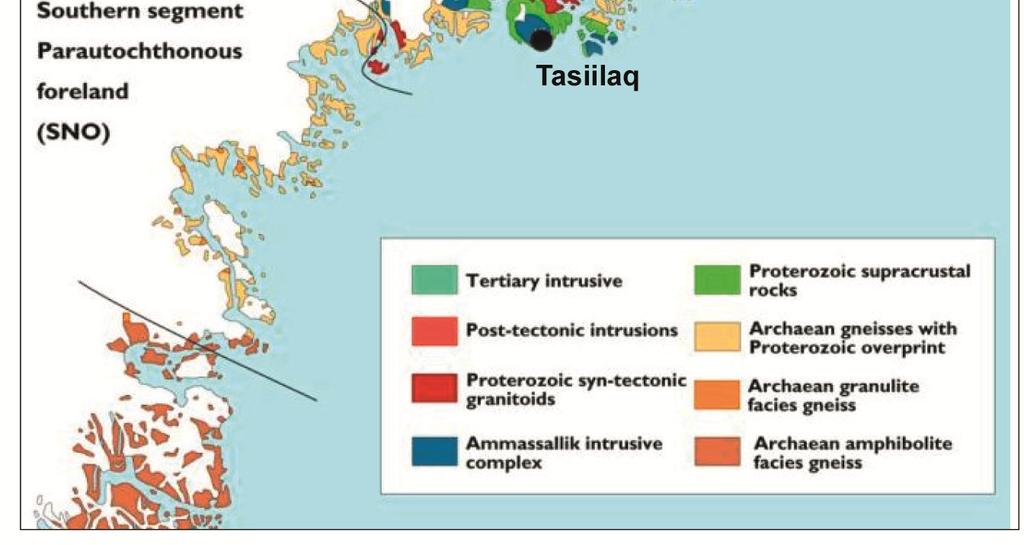 Historic indications of elevated nickel were not investigated until the mid-90s where the Greenlandic exploration company NunaOil A/S initiated a regional sediment sampling and reconnaissance program.