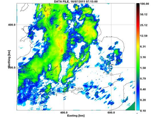 temporal correlation and may not be suitable for further rainfall nowcasting uses 8 7 6 5 4