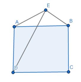 33. In the given figure ABCD is a square, it is given