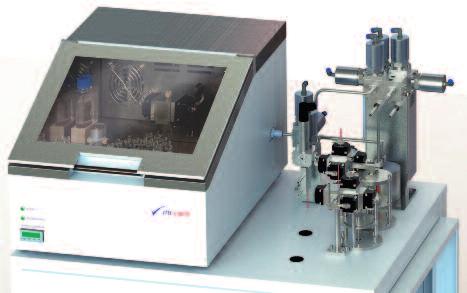 CLUMPED ISOTOPE ANALYSIS IS Faraday collector block. CO2 collector configuration marked (mass 44 49) For the study of clumped isotopes, the is available with an optional IS collector configuration.