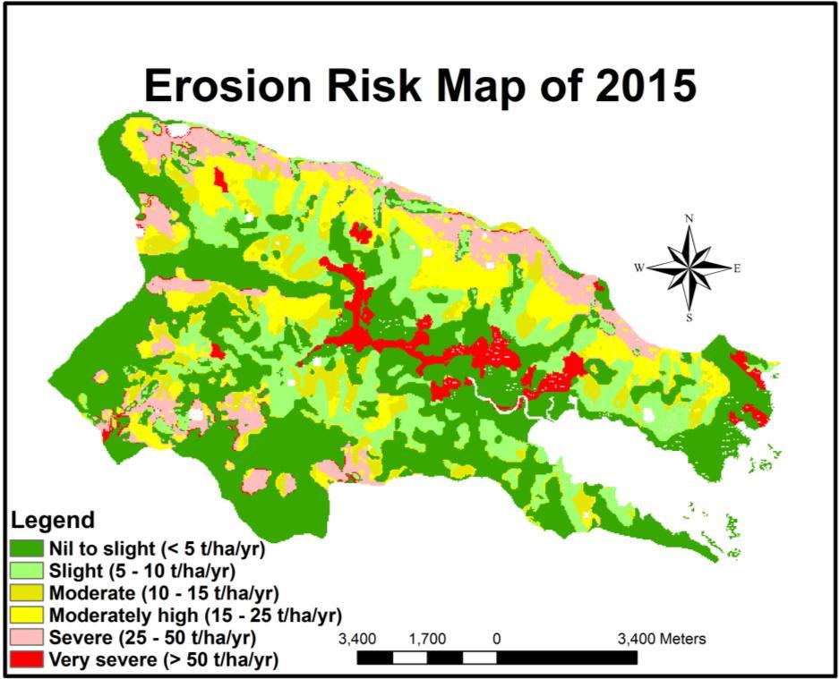 Figure 39: Erosion Risk Maps of the Phewa