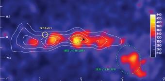 The TeV Galactic Centre diffuse emission After point source subtraction: discovery of diffuse emission correlated with dense gas tracer CS with 90 hours of data:ɣ produced through p-p collisions