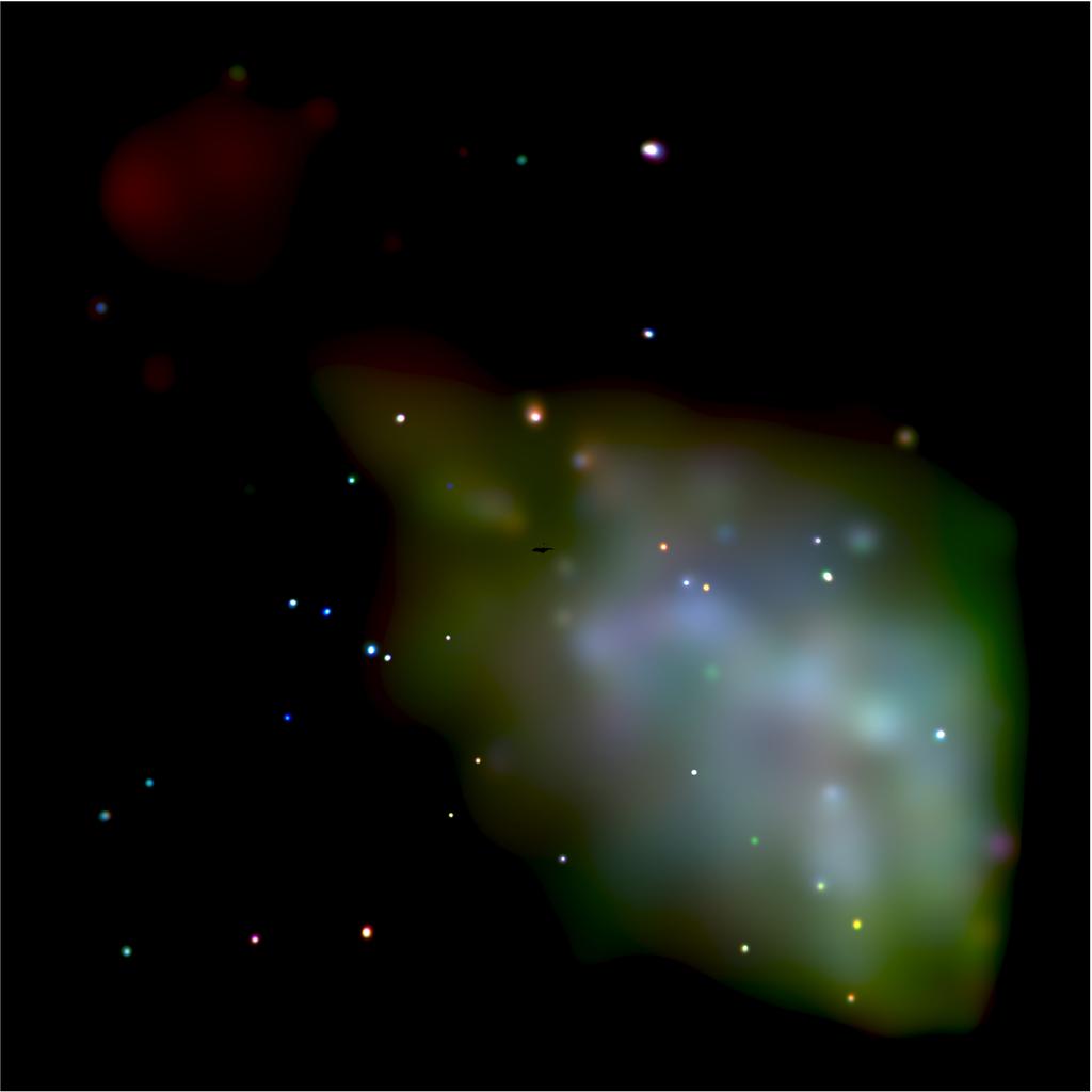 Abell 2061 X-ray Color Map