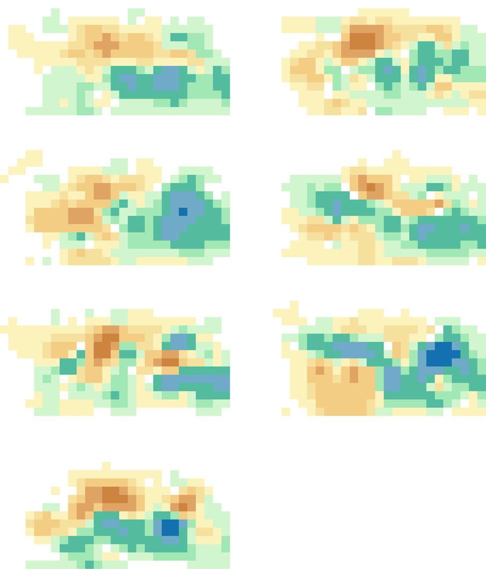 Future changes in tropical cyclone activity (a) (b) (c) (d) (e) (f) (g) Fig. 6 As in Fig.