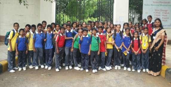 Young members of the club organized a visit to Nehru Planetarium also, to understand more about celestial objects and