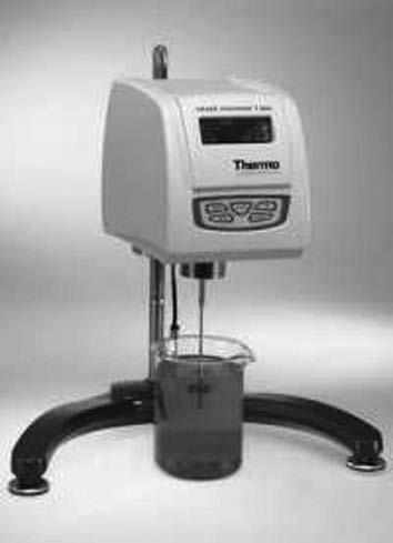 A B HAAKE ViscoTester VT7L Plus Relative viscometer for QA/QC measurements (large gap between sensor and holding cup) elastomer products seminars solids surface science polymer instruments ometers