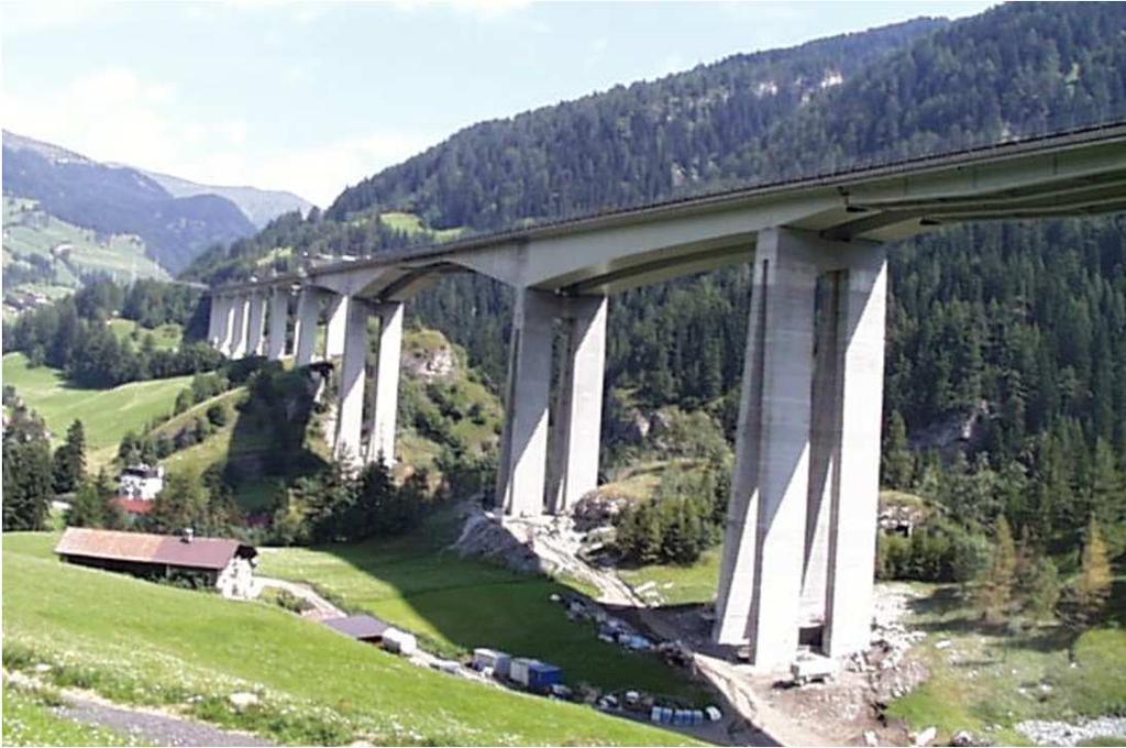 Probabilistis analyses of concrete structures Coll de Isarco viaduct 30 Safety index β 25 20 15 10 CoV = 0.15 CoV = 0.
